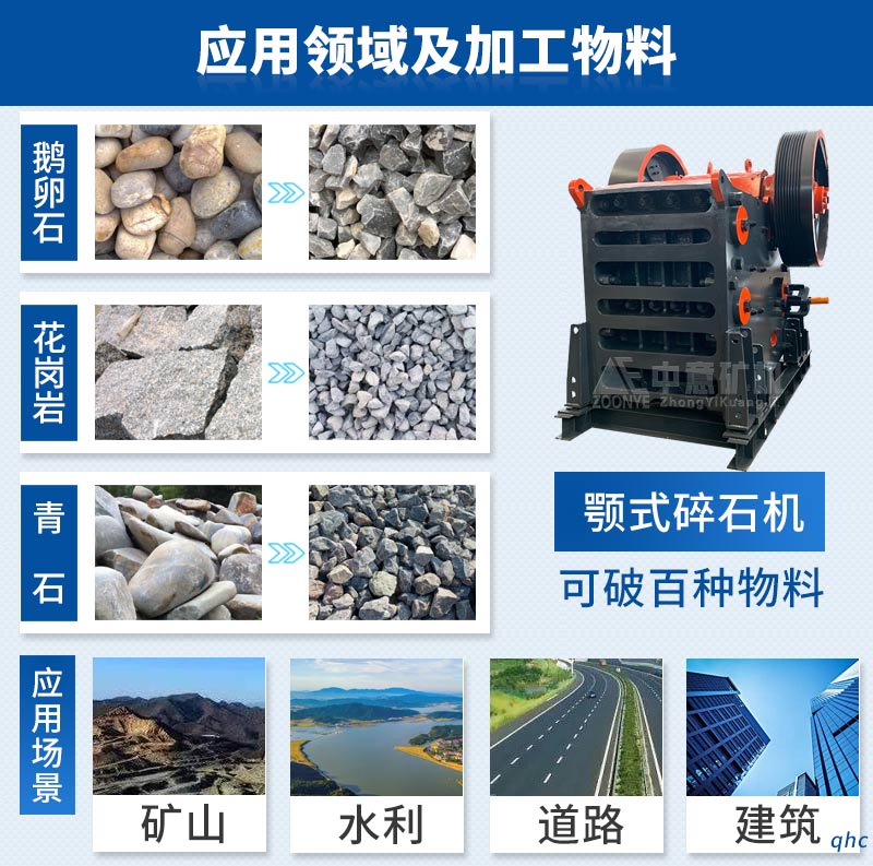 中意破碎機生產(chǎn)成品料粒型優(yōu)、針片狀含量少