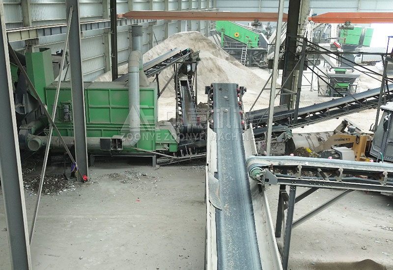 Renovation garbage sorting project site Renovation garbage sorting project site