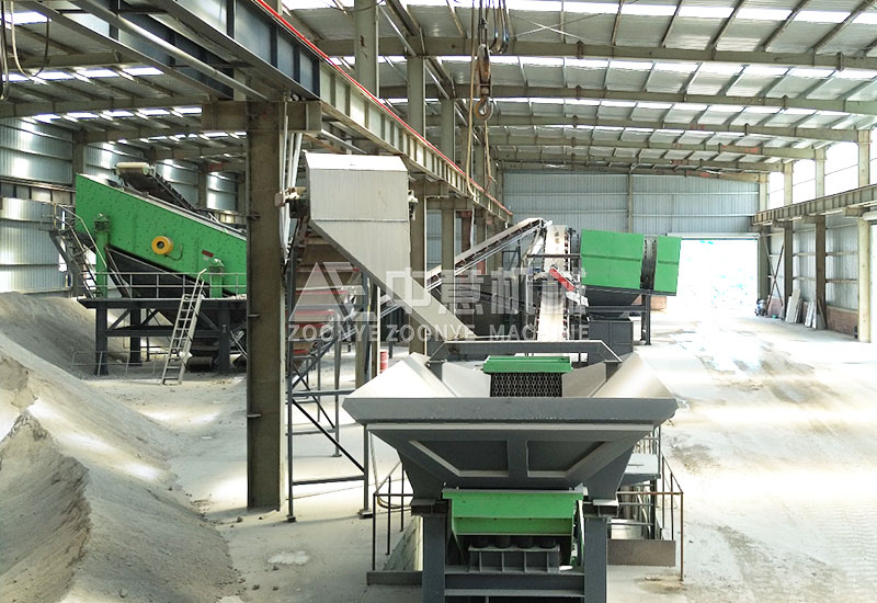 Decoration waste disposal production line Decoration waste disposal production line