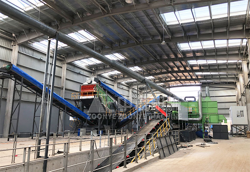 Construction waste treatment production line Construction waste treatment production line
