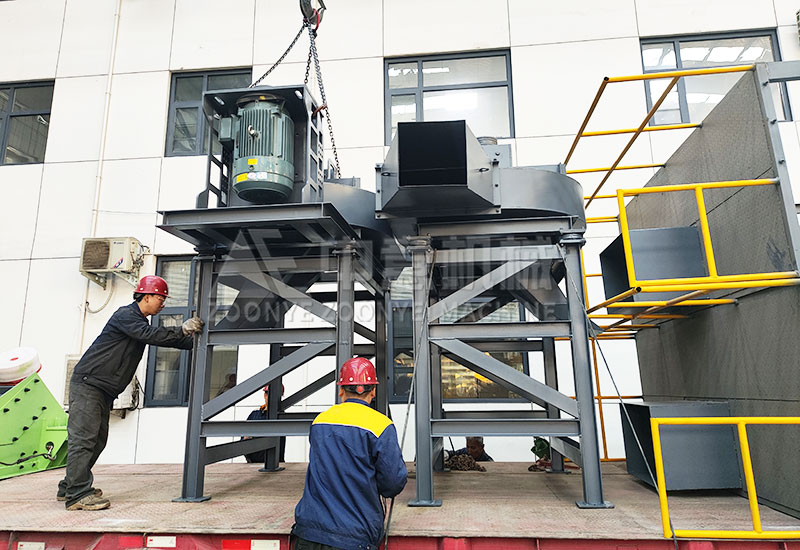 Two negative pressure air separators.jpg Two negative pressure air separators